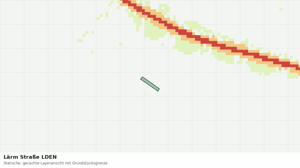 Statische Kartenansicht: Lärm Straße LDEN