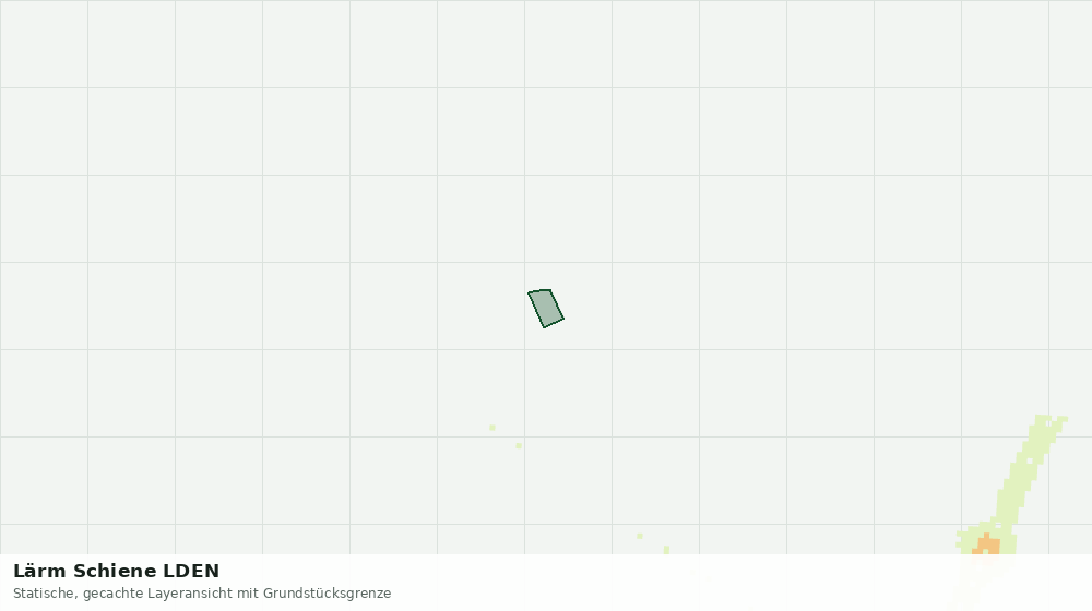 Statische Kartenansicht: Lärm Schiene LDEN