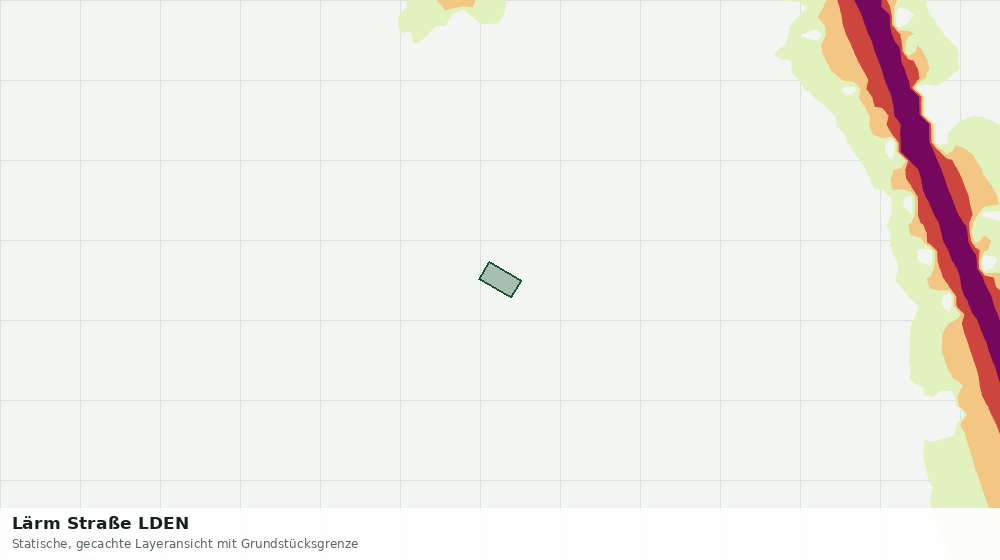 Statische Kartenansicht: Lärm Straße LDEN