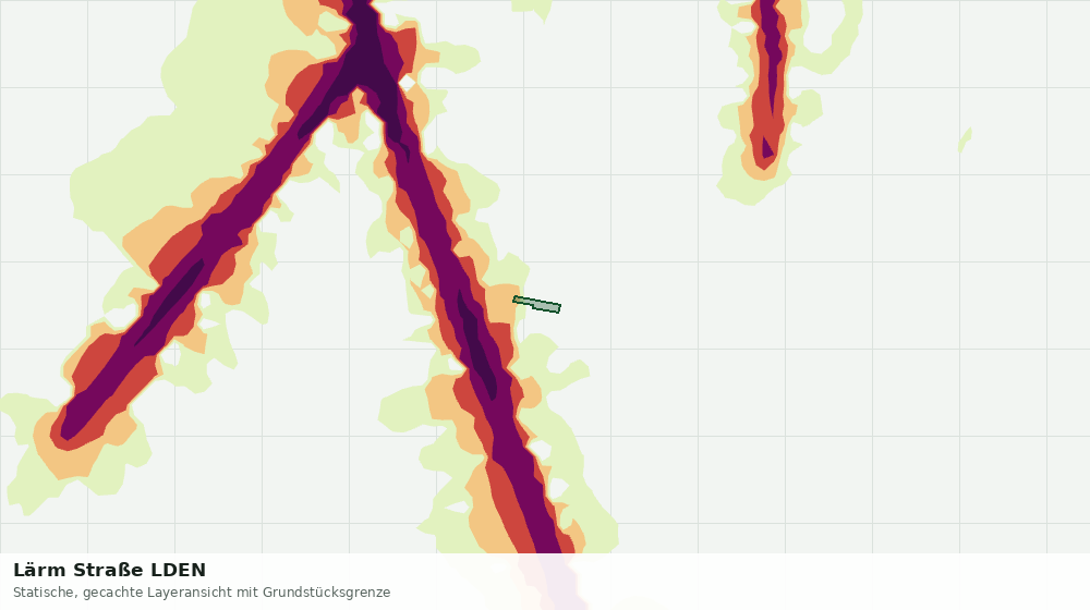 Statische Kartenansicht: Lärm Straße LDEN