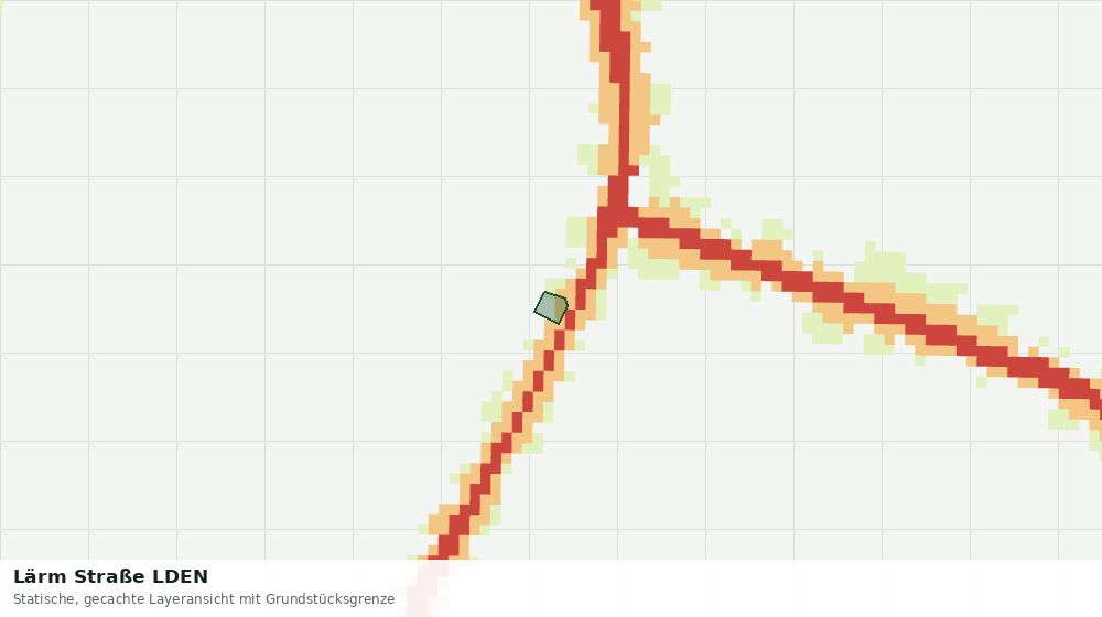 Statische Kartenansicht: Lärm Straße LDEN