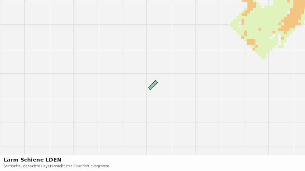 Statische Kartenansicht: Lärm Schiene LDEN