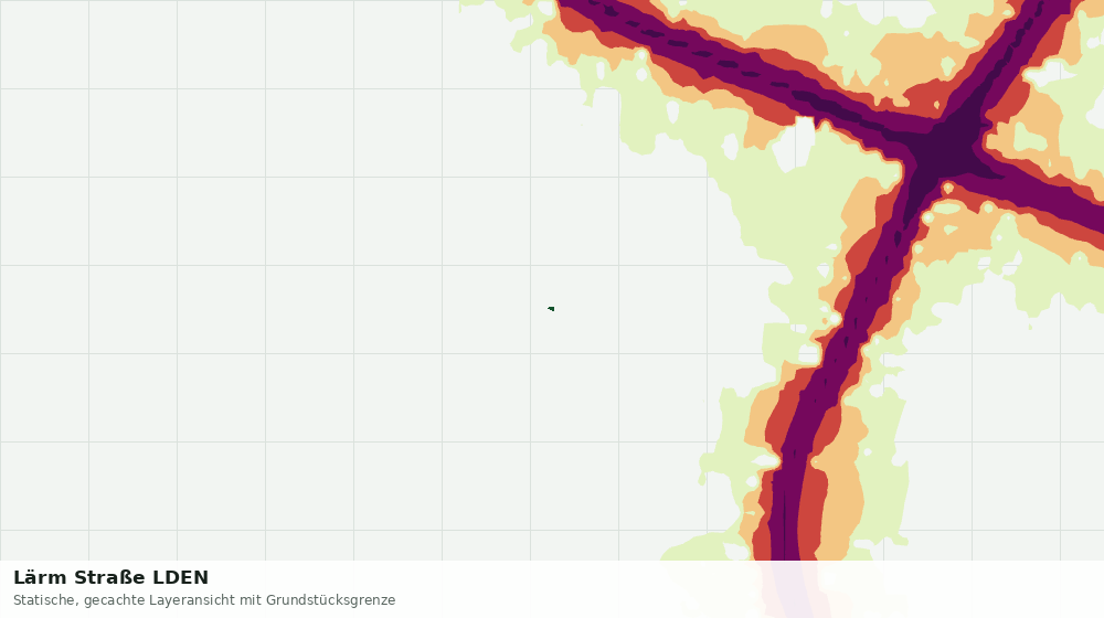 Statische Kartenansicht: Lärm Straße LDEN