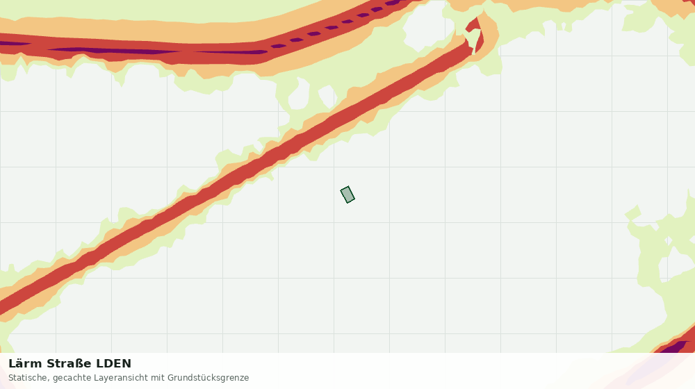 Statische Kartenansicht: Lärm Straße LDEN
