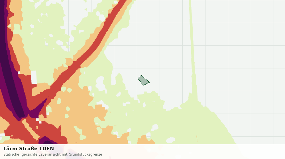 Statische Kartenansicht: Lärm Straße LDEN