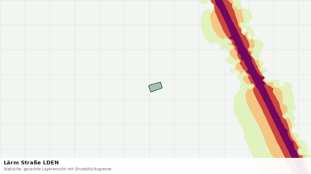 Statische Kartenansicht: Lärm Straße LDEN