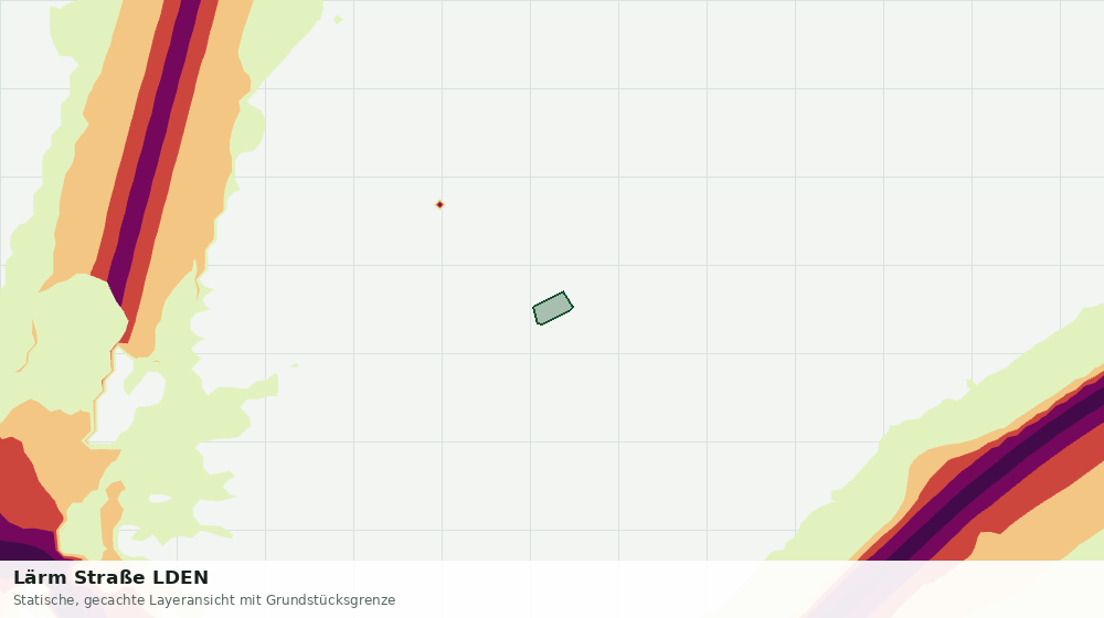 Statische Kartenansicht: Lärm Straße LDEN