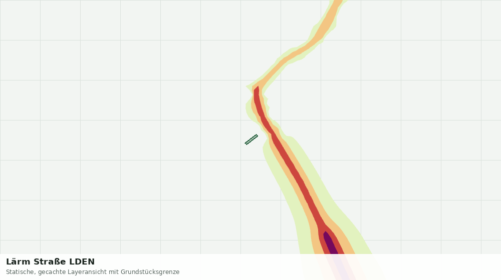 Statische Kartenansicht: Lärm Straße LDEN