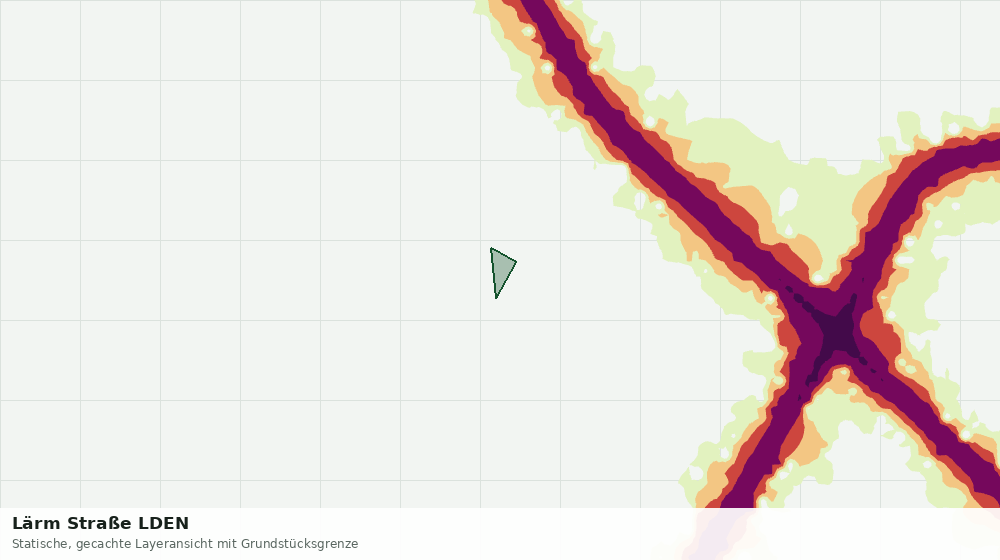 Statische Kartenansicht: Lärm Straße LDEN