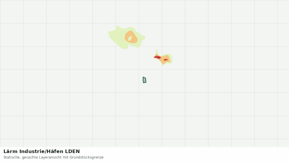 Statische Kartenansicht: Lärm Industrie/Häfen LDEN