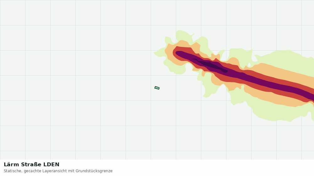 Statische Kartenansicht: Lärm Straße LDEN