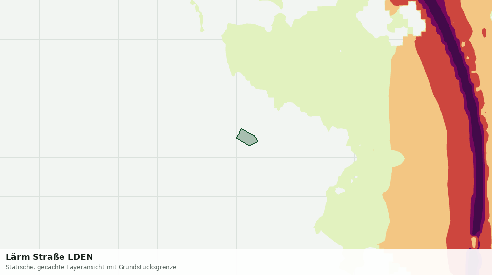 Statische Kartenansicht: Lärm Straße LDEN