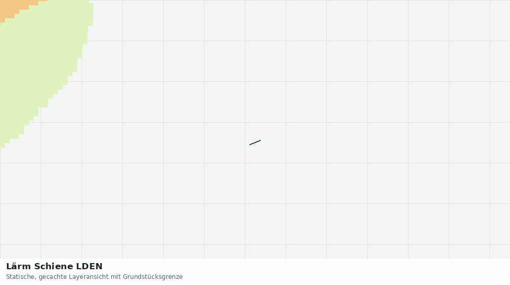 Statische Kartenansicht: Lärm Schiene LDEN