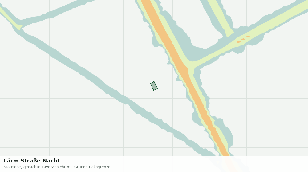 Statische Kartenansicht: Lärm Straße Nacht