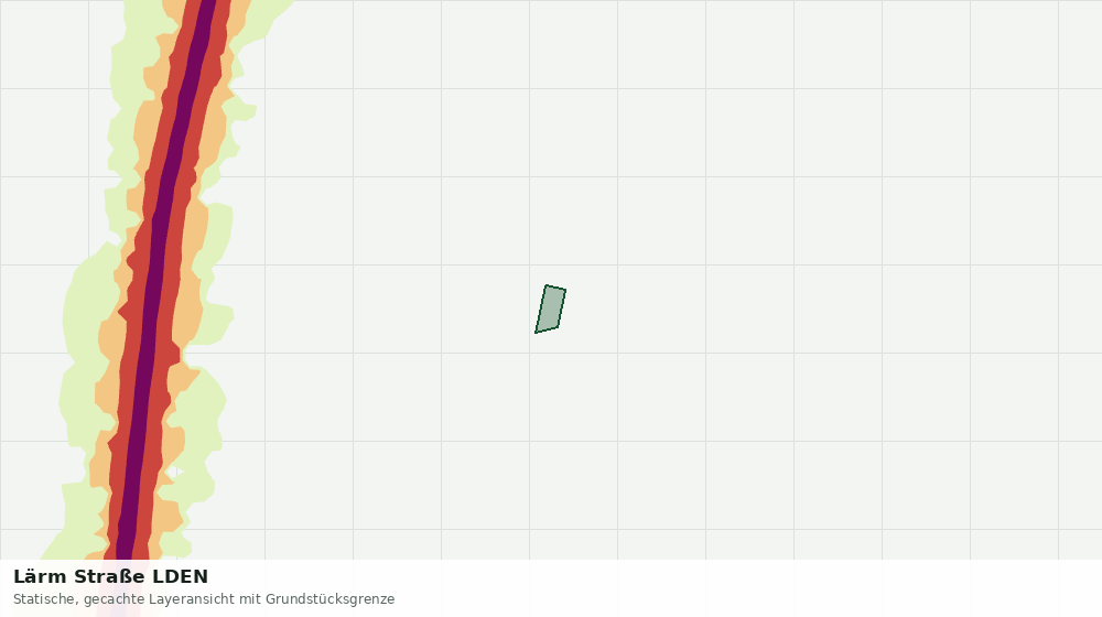 Statische Kartenansicht: Lärm Straße LDEN