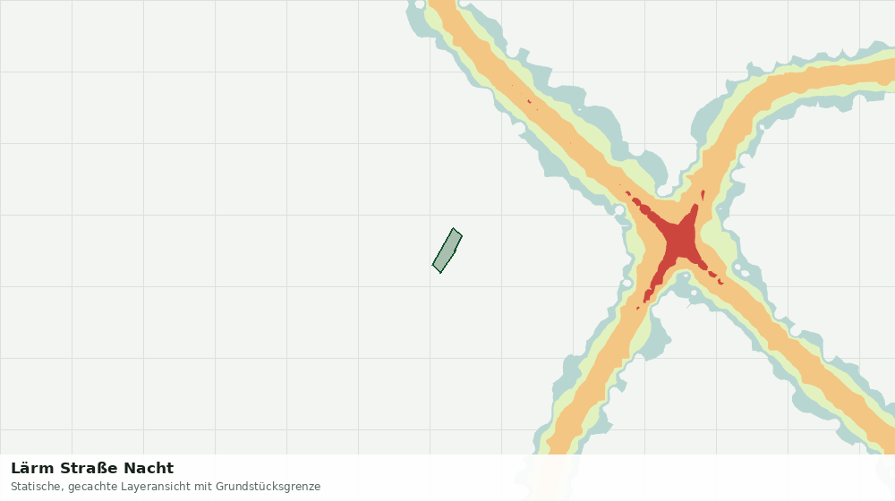 Statische Kartenansicht: Lärm Straße Nacht