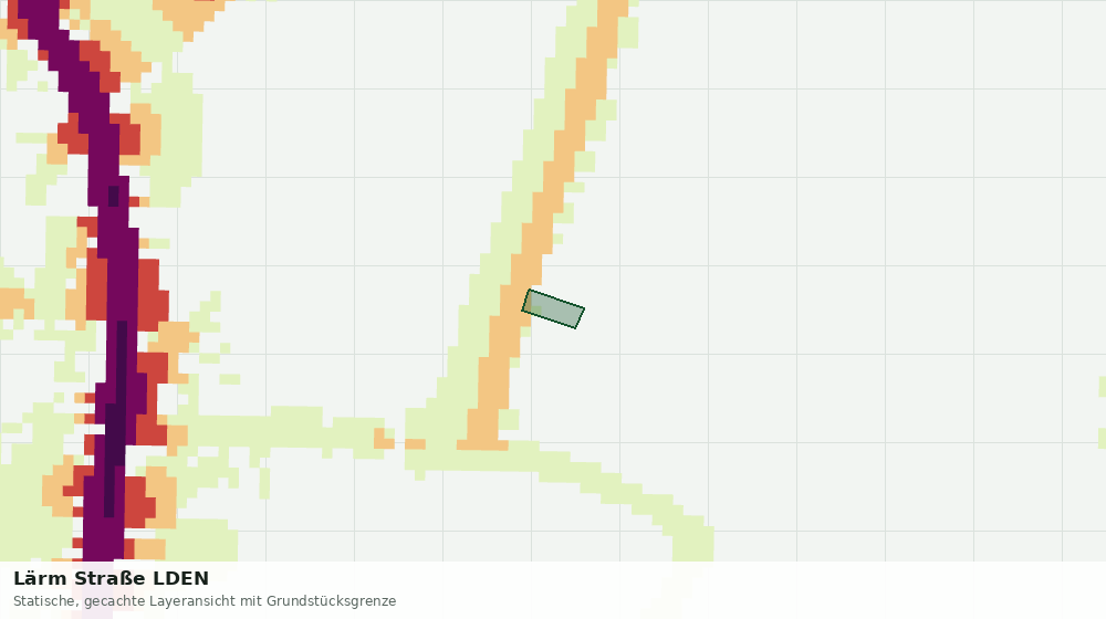 Statische Kartenansicht: Lärm Straße LDEN