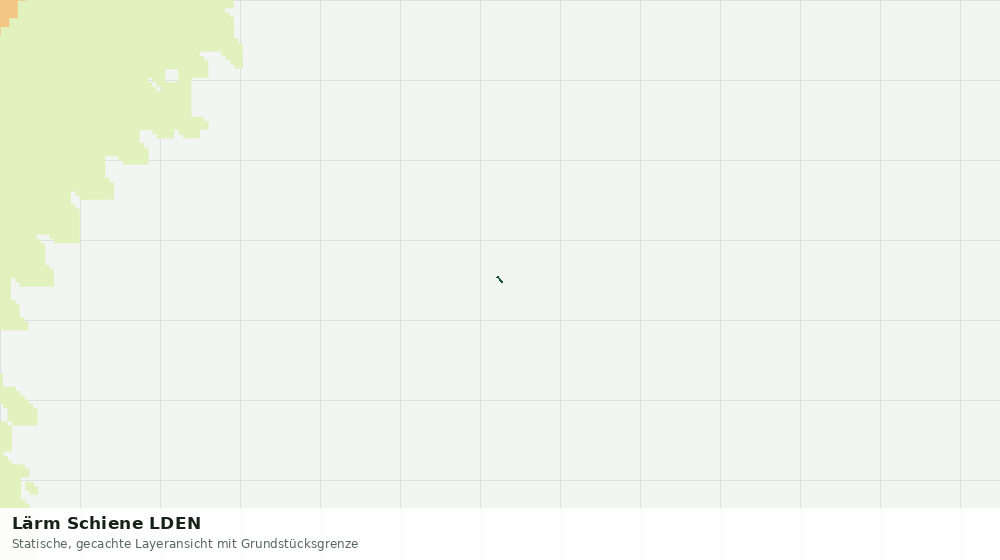 Statische Kartenansicht: Lärm Schiene LDEN