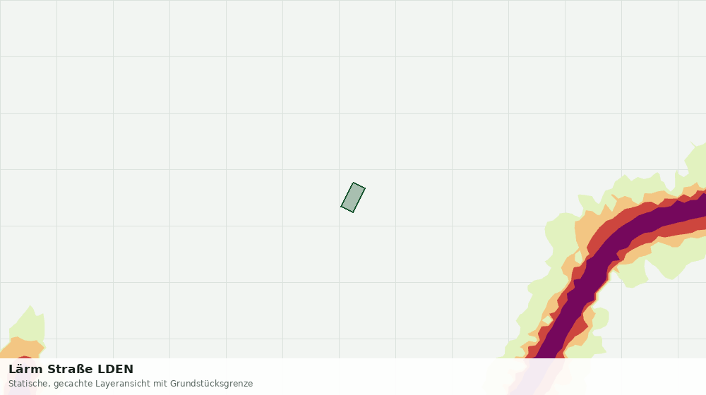 Statische Kartenansicht: Lärm Straße LDEN
