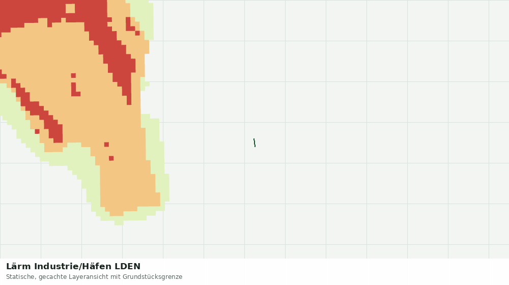 Statische Kartenansicht: Lärm Industrie/Häfen LDEN