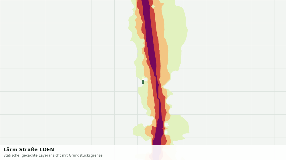 Statische Kartenansicht: Lärm Straße LDEN