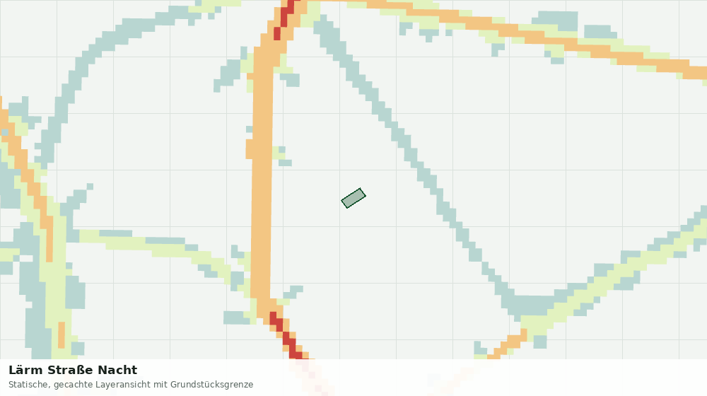 Statische Kartenansicht: Lärm Straße Nacht