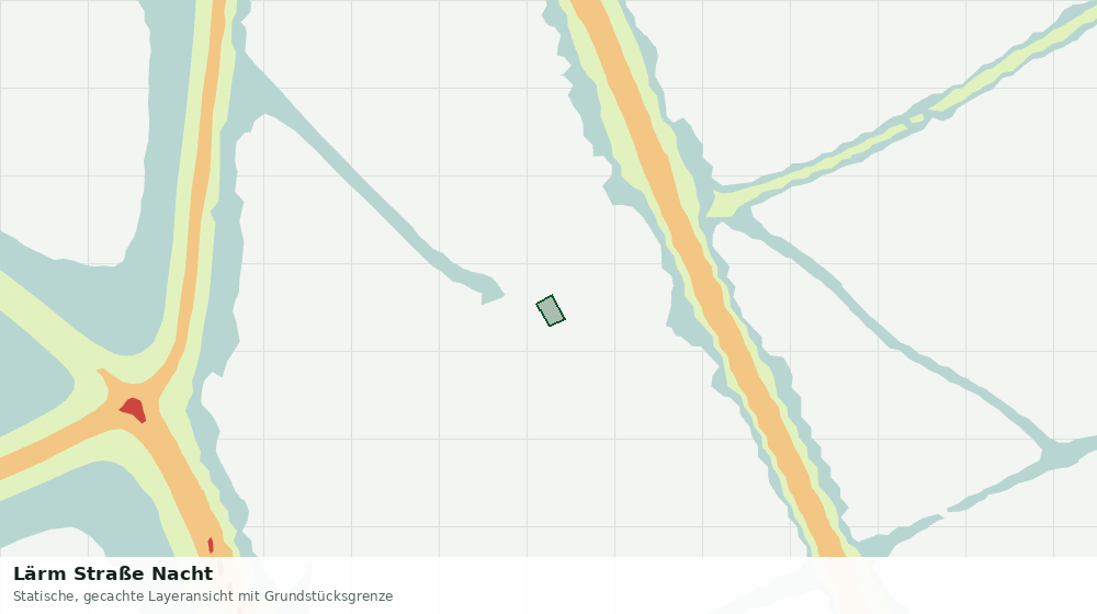 Statische Kartenansicht: Lärm Straße Nacht