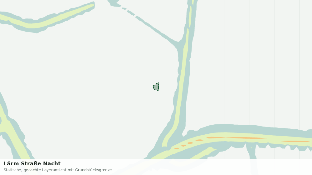 Statische Kartenansicht: Lärm Straße Nacht