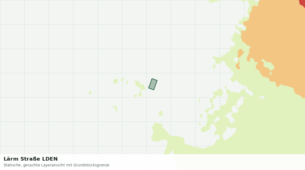Statische Kartenansicht: Lärm Straße LDEN