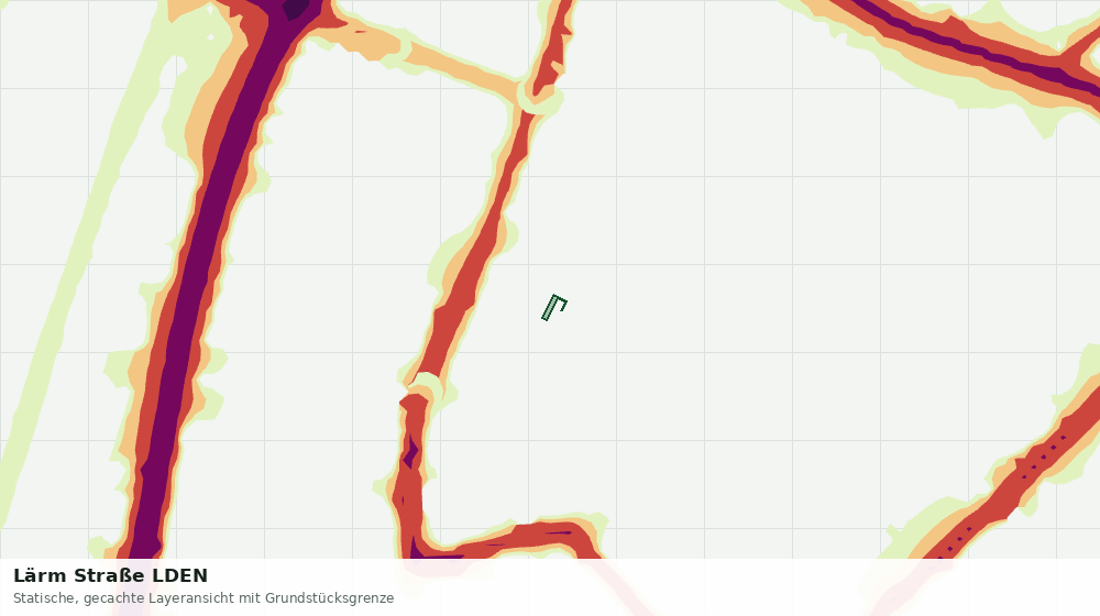Statische Kartenansicht: Lärm Straße LDEN