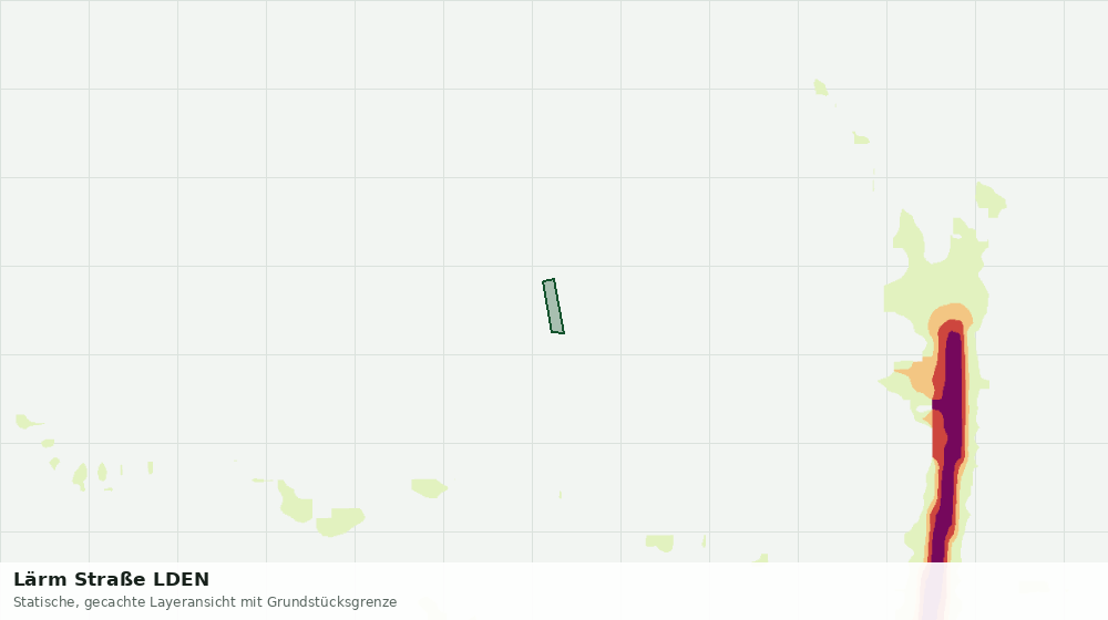Statische Kartenansicht: Lärm Straße LDEN