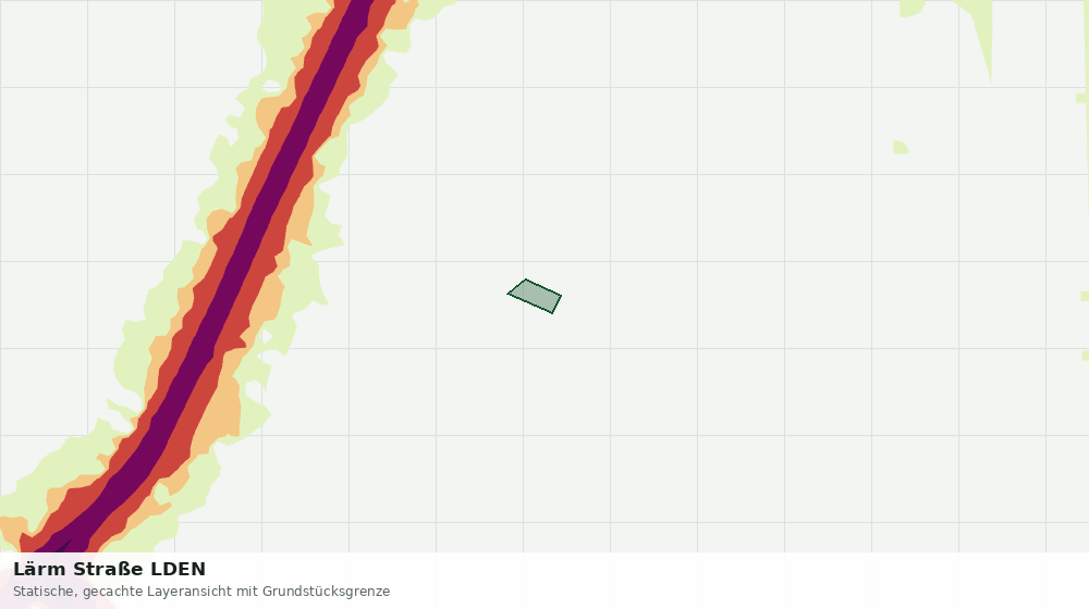 Statische Kartenansicht: Lärm Straße LDEN