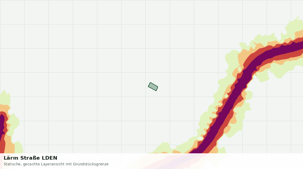 Statische Kartenansicht: Lärm Straße LDEN