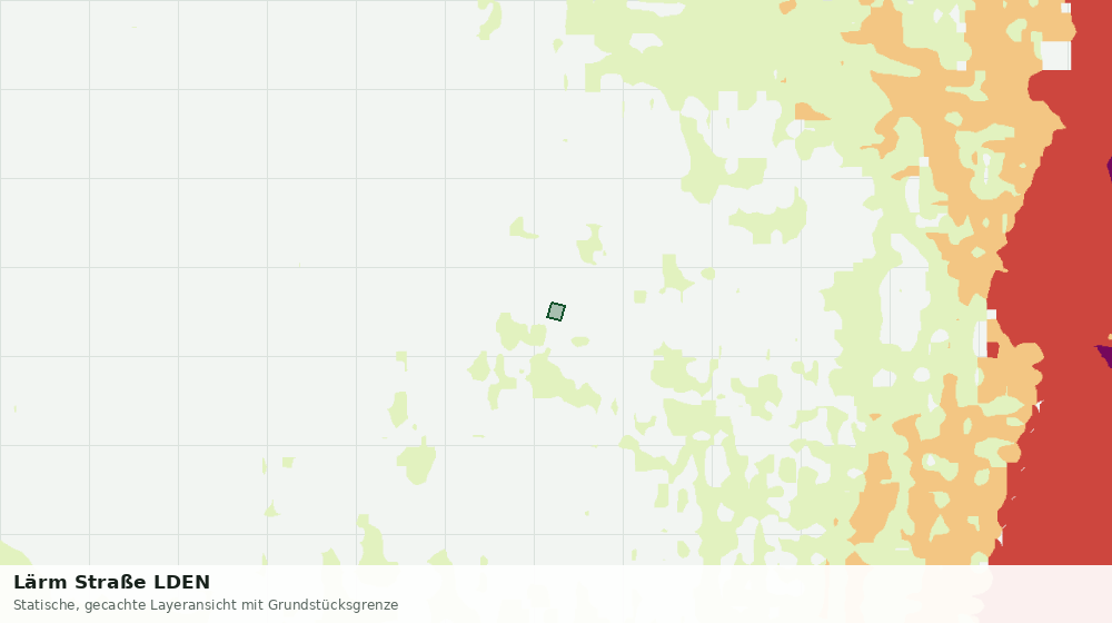 Statische Kartenansicht: Lärm Straße LDEN
