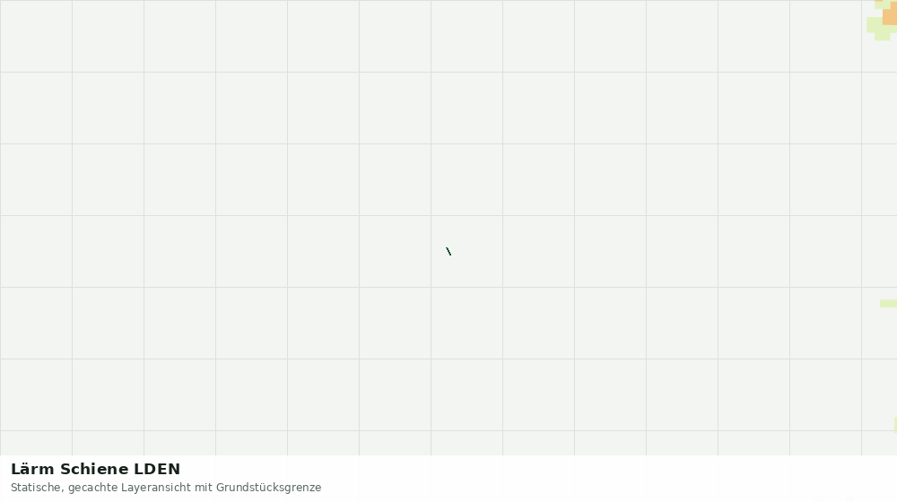 Statische Kartenansicht: Lärm Schiene LDEN