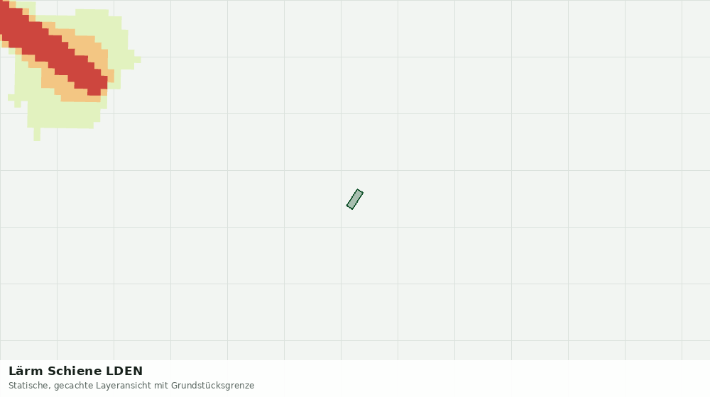 Statische Kartenansicht: Lärm Schiene LDEN