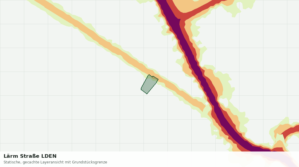 Statische Kartenansicht: Lärm Straße LDEN