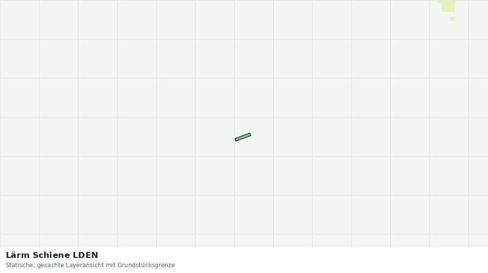 Statische Kartenansicht: Lärm Schiene LDEN