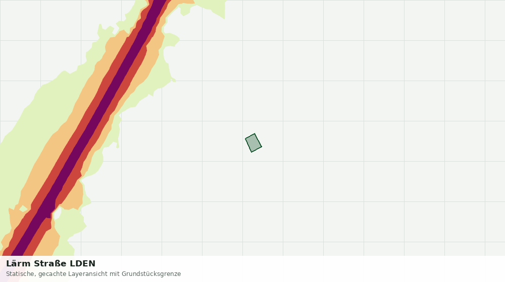 Statische Kartenansicht: Lärm Straße LDEN