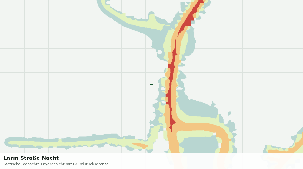 Statische Kartenansicht: Lärm Straße Nacht