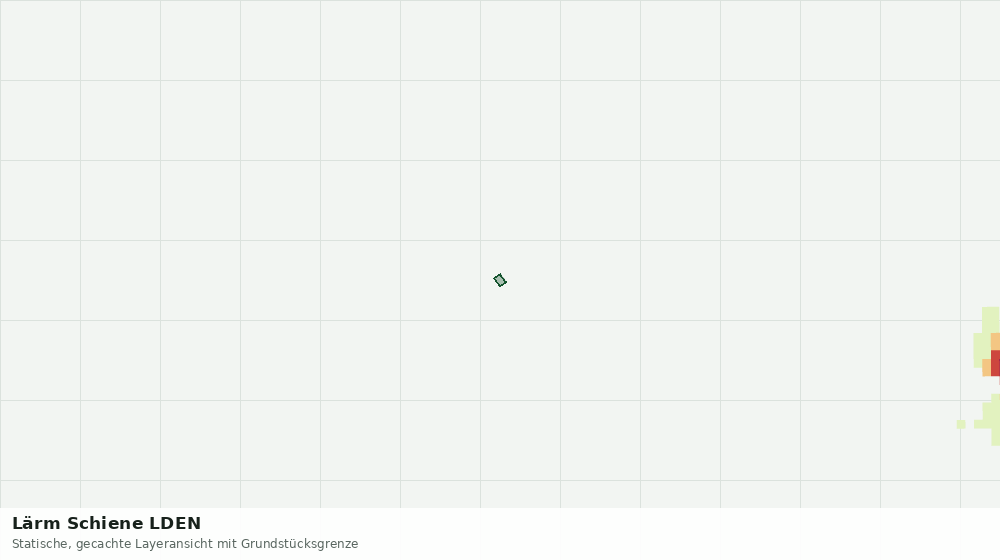 Statische Kartenansicht: Lärm Schiene LDEN