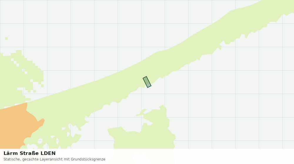 Statische Kartenansicht: Lärm Straße LDEN