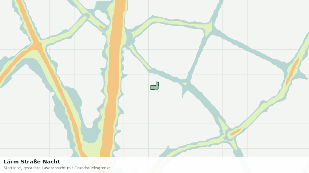 Statische Kartenansicht: Lärm Straße Nacht