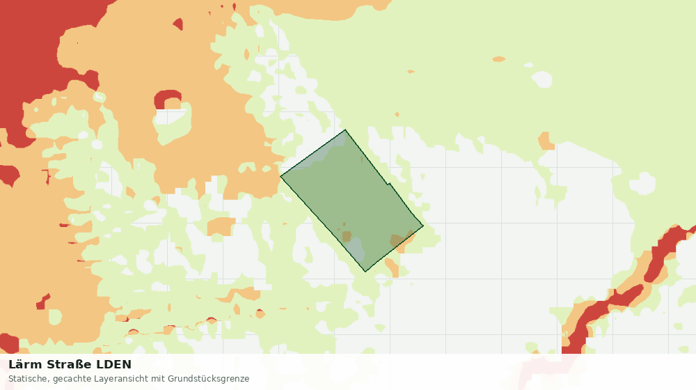 Statische Kartenansicht: Lärm Straße LDEN