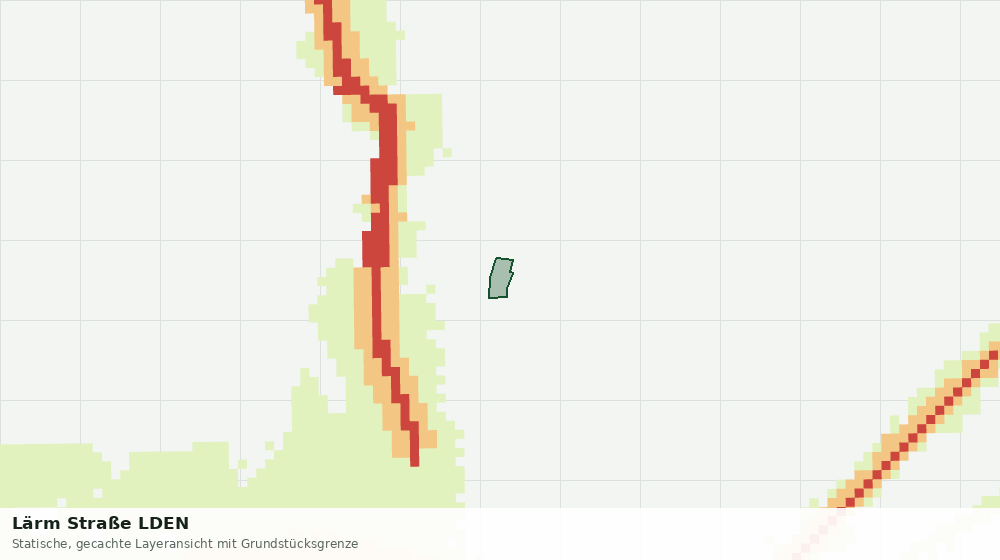 Statische Kartenansicht: Lärm Straße LDEN