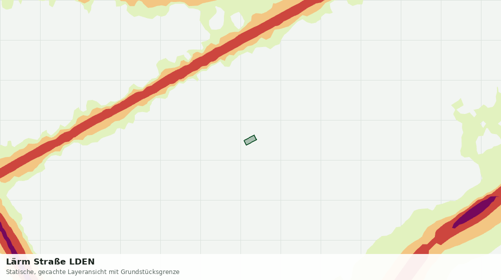 Statische Kartenansicht: Lärm Straße LDEN