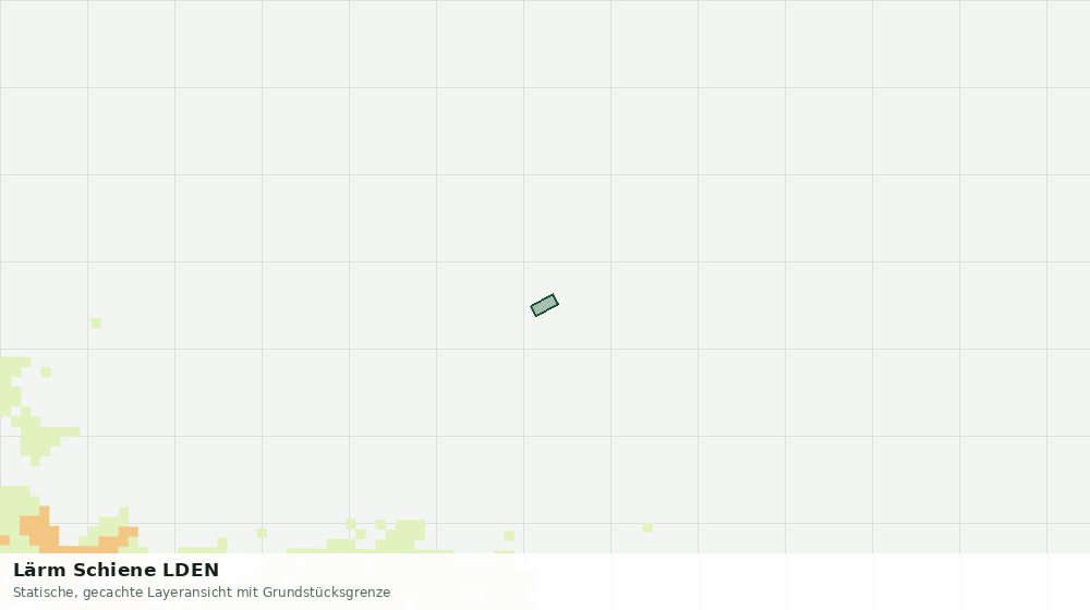 Statische Kartenansicht: Lärm Schiene LDEN