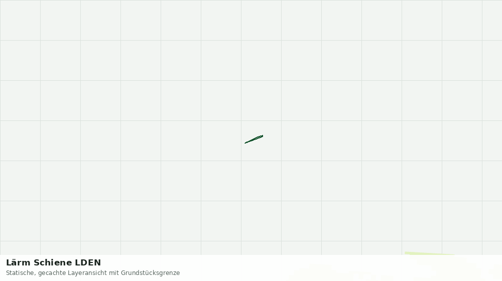 Statische Kartenansicht: Lärm Schiene LDEN