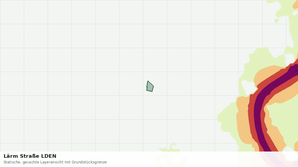 Statische Kartenansicht: Lärm Straße LDEN
