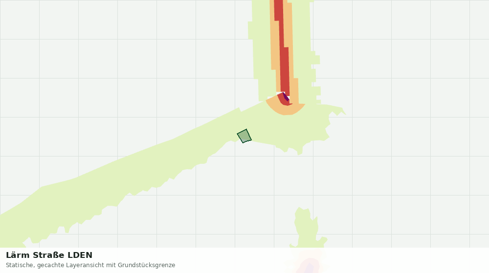 Statische Kartenansicht: Lärm Straße LDEN